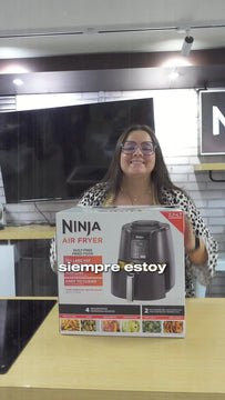 Freidora De Aire 3.7 Litros Ninja Af101 Gris Color Negro