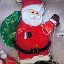 Papá Noel Navidad Luz Led Luces Navideñas Rojo, Blanco Y Verde