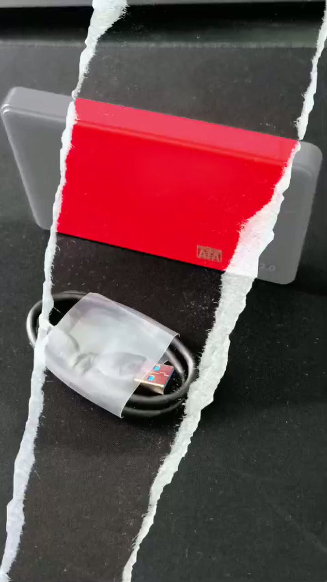 Disco Duro Externo De 500gb Rojo