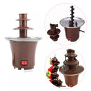 Mini Fuente De Chocolate 3 Niveles Eléctrica Acero