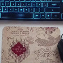 Pad Mouse Pads Harry Potter. Mapa De Merodeadores Negro