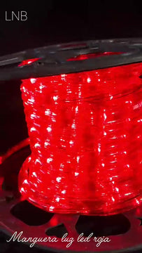 Manguera Led 3 Vias Luces Navideñas X 4mt Rojo