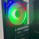 Gabinete Chasis Gamer Pc Argb Atx Con Controlador + 4 Cooler Negro