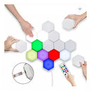 Paneles De Luz Led Rgb Hexagonal Táctil Decoración Creativa