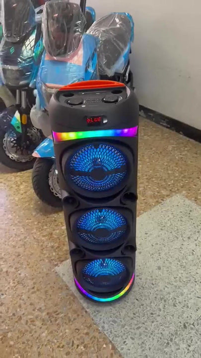 Parlante Torre Sonido Poderoso 8 Pulgadas Kts Negro