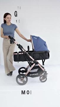 Coche Bebé Moises Travel System Gold Lx Bebesit Color Verde Musgo Chasis Dorado