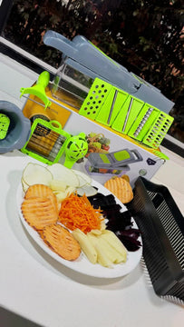 Mandolina Cortador De Verduras Triturador Vegetales 15 En 1