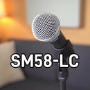 Micrófono Shure SM SM58-LC Dinámico Cardioide color gris oscuro y plateado
