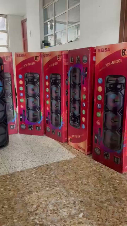 Parlante Torre Seisa Yx-s8301 150w Inalámbrico Negro