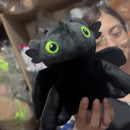 Furia Nocturna Chimuelo + Furia Luminosa Blanco Peluche Pareja Negro Y Blanco
