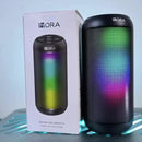 Parlante Bluetooth Portátil 1Hora BOC242 FM Bocina con Luces RGB Conectividad AUX/USB/TF Color Negro Ideal para Fiestas y Cumpleaños