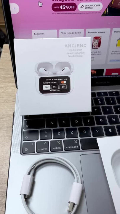 Audífonos De Pantalla Con Cancelación De Ruido | Óptimos Blu Blanco