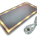Glowin® Espejo Tocador con Luces LED para Carro