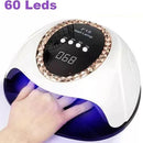 Secador De Uñas Lampara Uv Led 120w Gel Temporizador Manija