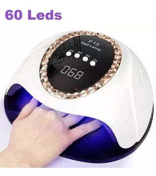 Secador De Uñas Lampara Uv Led 120w Gel Temporizador Manija