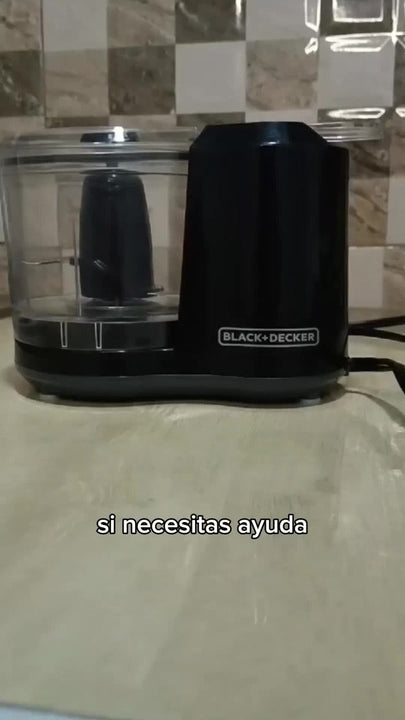 Procesador de alimentos Black+Decker HC150 70W negro