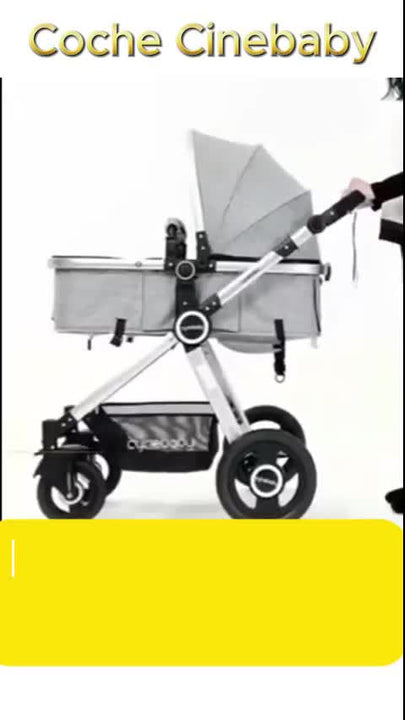 Coche De Bebe Para Recien Nacidos 2 En 1 Con Moisés 0 Meses Gris