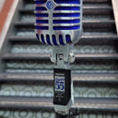 Micrófono Unidyne Shure Super 55 Color Cromado/Azul
