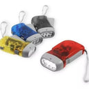 Linterna Manual Con Dinamo Sin Pilas Ni Cables Hogar Camping Color de la luz Blanco