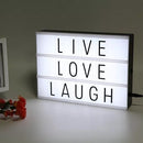 Letrero Led Cinematic Light Box Letras Luz Led