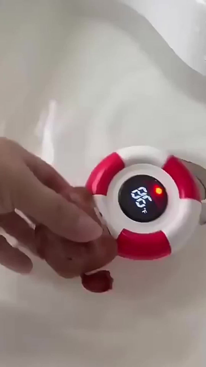 Termómetro Juguete Medición Digital Oso Baño Bebes Flotante Movimiento Diversión Seguridad Agua Bañera Grados Fahrenheit Celsius Alarma Color Temperatura Alta Baja Perfecta Material Seguro Sin Puntas