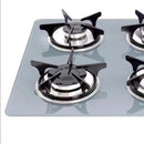 Estufa De Empotrar Vidrio Templado 62x52cm Gas Natural 6583 Color Gris