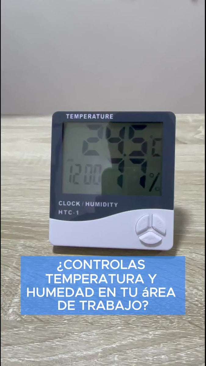 Termohigrómetro Digital Htc-1 Con Certificado De Calibracion