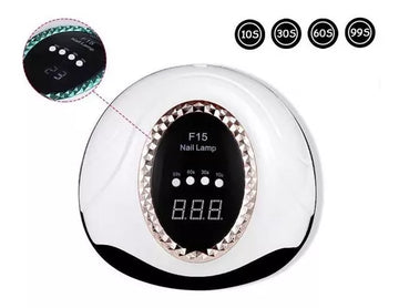 Secador De Uñas Lampara Uv Led 120w Gel Temporizador Manija
