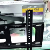 Soporte Tv Pared Doble Brazo 40-80 Pulgadas Vesa Articulado Color Negro