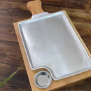 Tablas Para Carnes - Churrasco Paquete Por 6 Unidades. Liso Amarillo