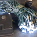 Extension Navideña Blanco Recarga Solarmente 100 Led
