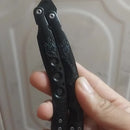 Navaja Cuchillo Mariposa Filipina,defensa Personal Puñal Negro
