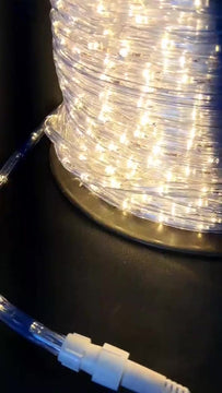 Manguera Led 3 Vias Luces Navideñas 70mt Blanco Cálido