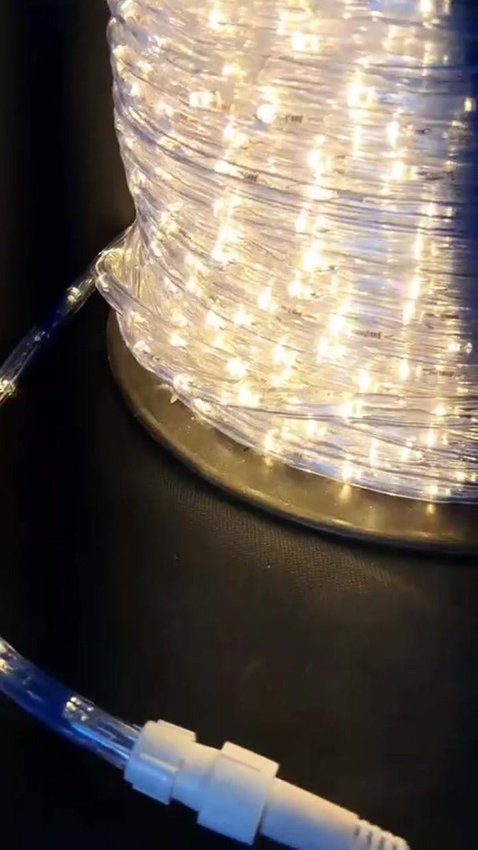 Manguera Led 3 Vias Luces Navideñas 70mt Blanco Cálido