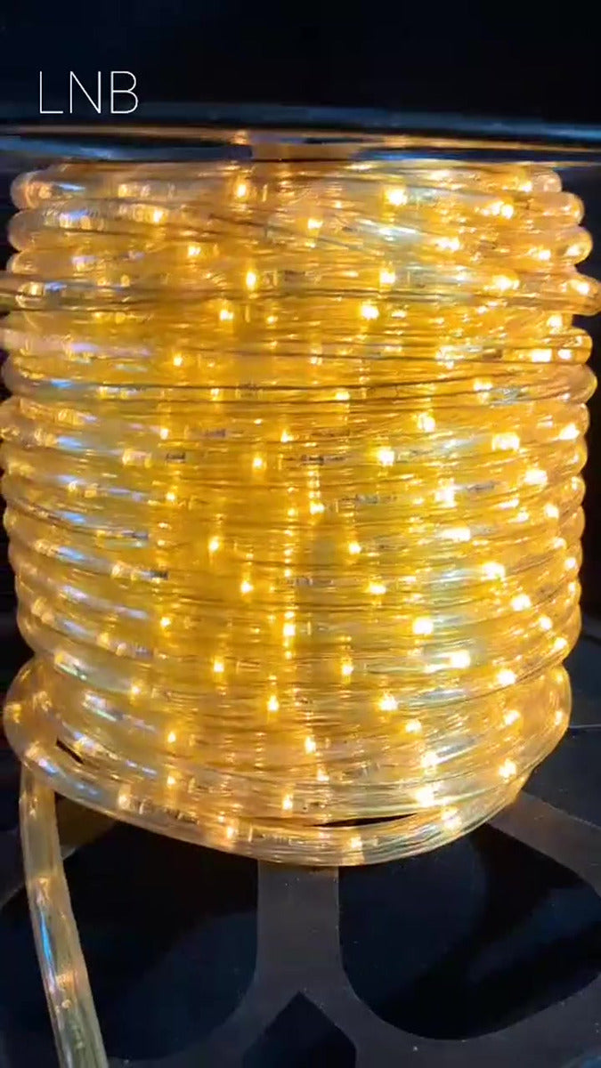 Manguera Led 3 Vias Luces Navideñas X 10mt Amarillo