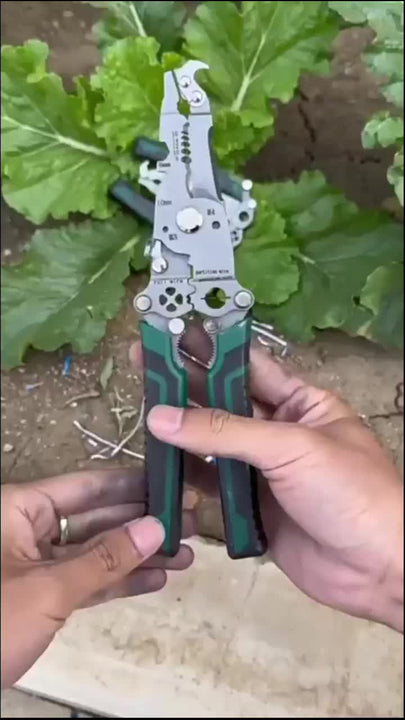 Alicate Multiherramienta Electricista Plegable Multiusos18-1 - Negro