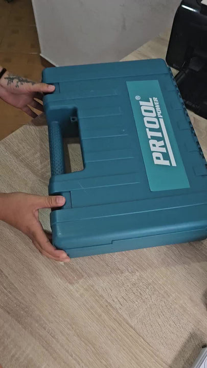 Taladro Rotomartillo Doble Mandril De 2.7joules - Azul - 50hz/60hz