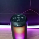 Parlante Bluetooth Portátil 1Hora BOC242 FM Bocina con Luces RGB Conectividad AUX/USB/TF Color Negro Ideal para Fiestas y Cumpleaños