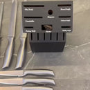 Juego Cuchillos Cocina Set 15 Piezas Acero Base De Madera
