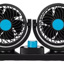 Ventilador Para Auto Doble 360° Giratorio