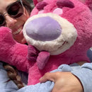 Peluche Oso Lotso Dormilón Acostado Grande 65cm Morado