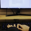 Teclado Logitech G Serie G QWERTY Romer-G inglés US color negro con luz RGB