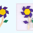 Puzzle Rompecabezas Geométrico De Madera Para Niños 125pc