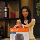 Freidora De Aire Imusa Air Fryer Esencial 3,2 Litros Gris