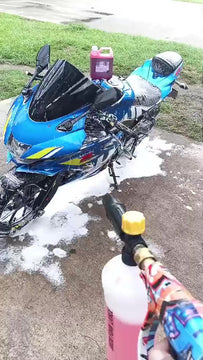 Kit Lavado Carros Y Motos Shampoo X20 Paños De Microfibra