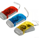 Linterna Manual Con Dinamo Sin Pilas Ni Cables Hogar Camping Color de la luz Blanco