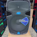 Cabina Activa 15 Audio Sound As-900 Base Y Micrófono 9000w Negro