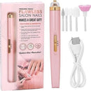 Pulidor Eléctrico Lima Uñas Manicure Recargable Pedicure Luz