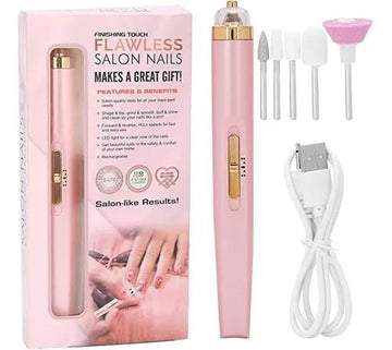 Pulidor Eléctrico Lima Uñas Manicure Recargable Pedicure Luz