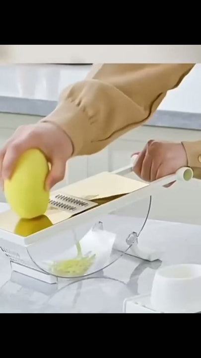 Mandolina Cortador Verduras Multifuncional Rebanador Papas Blanco